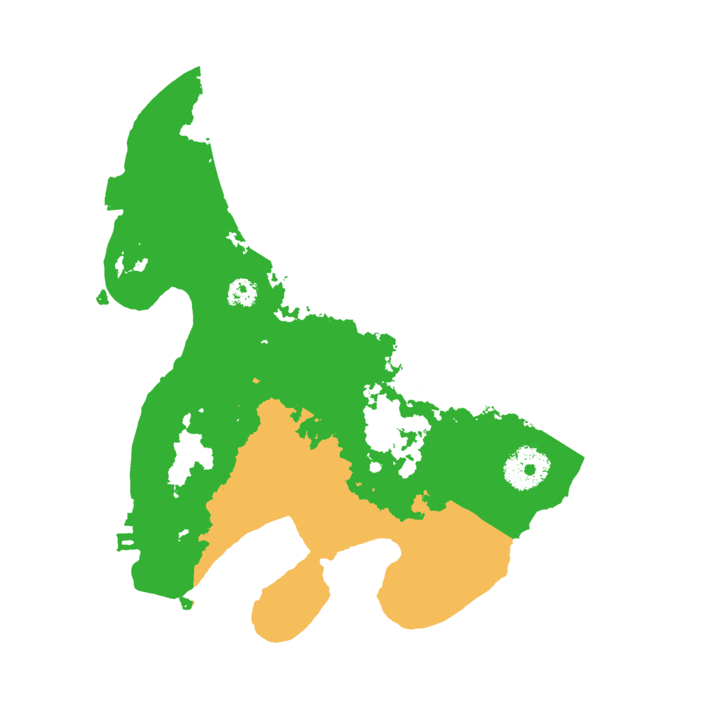 Biome Rust Map: Procedural Map, Size: 2500, Seed: 2377204
