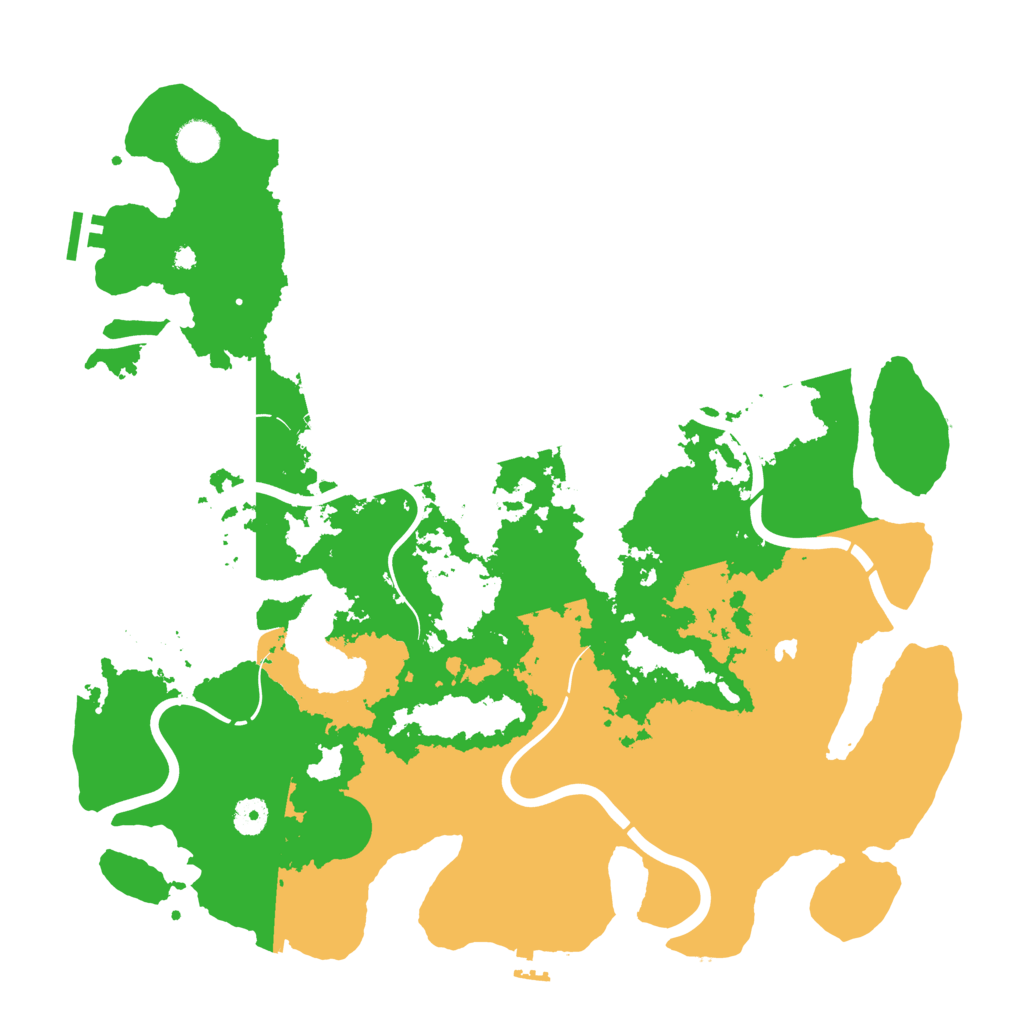 Biome Rust Map: Procedural Map, Size: 4250, Seed: 68724655