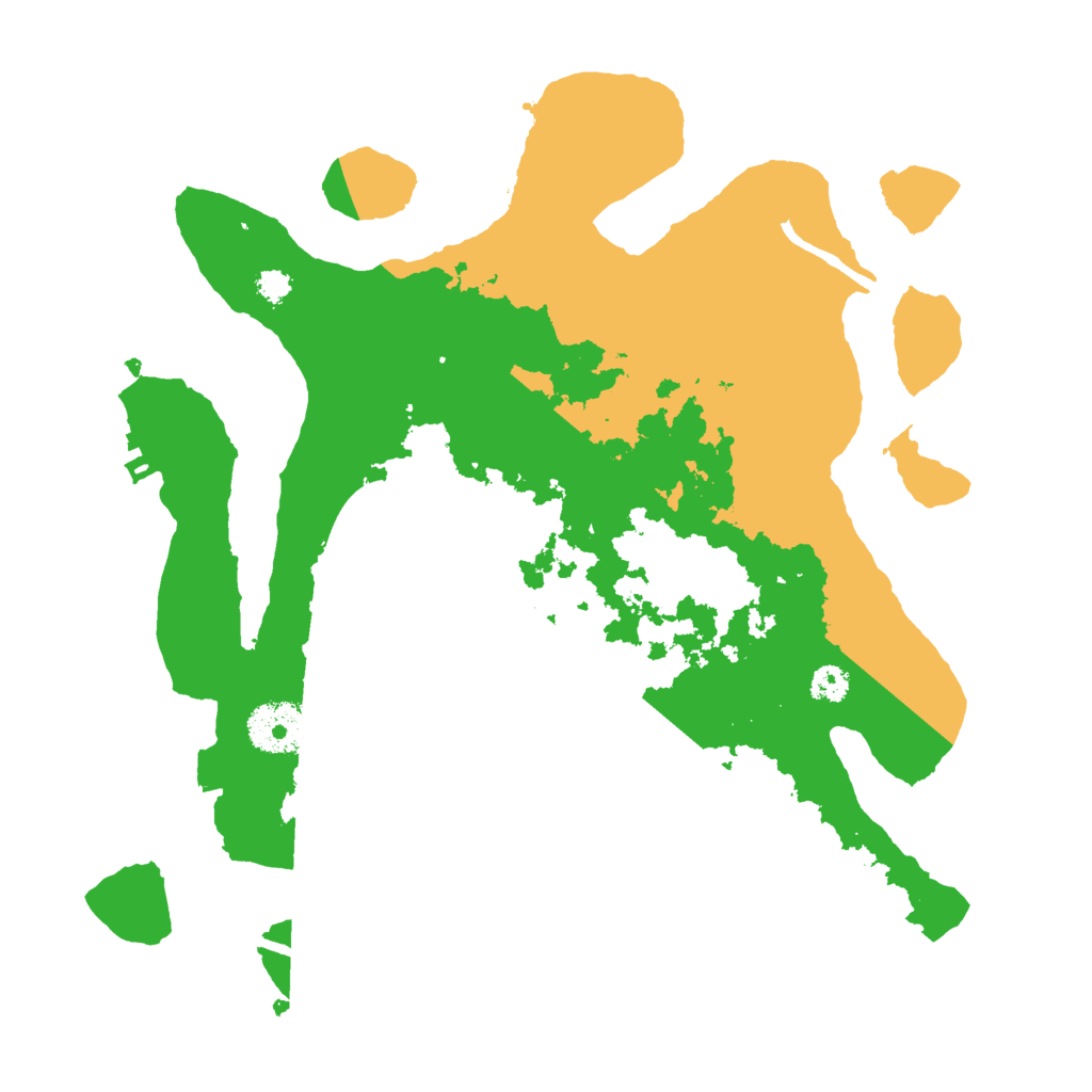 Biome Rust Map: Procedural Map, Size: 3000, Seed: 2046