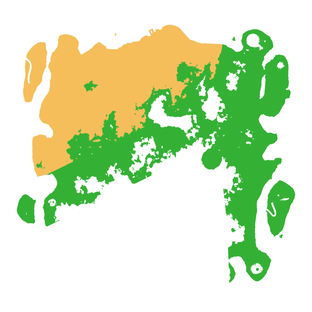 Biome Rust Map: Procedural Map, Size: 4250, Seed: 55521