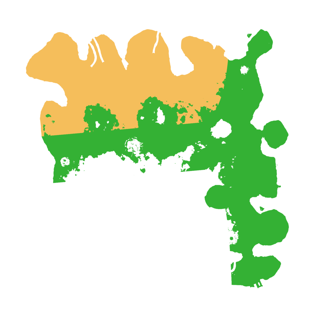 Biome Rust Map: Procedural Map, Size: 3500, Seed: 58732156