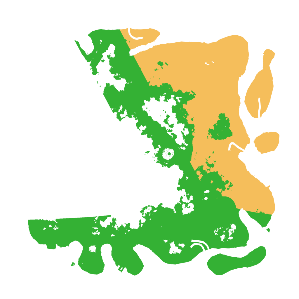 Biome Rust Map: Procedural Map, Size: 3850, Seed: 204