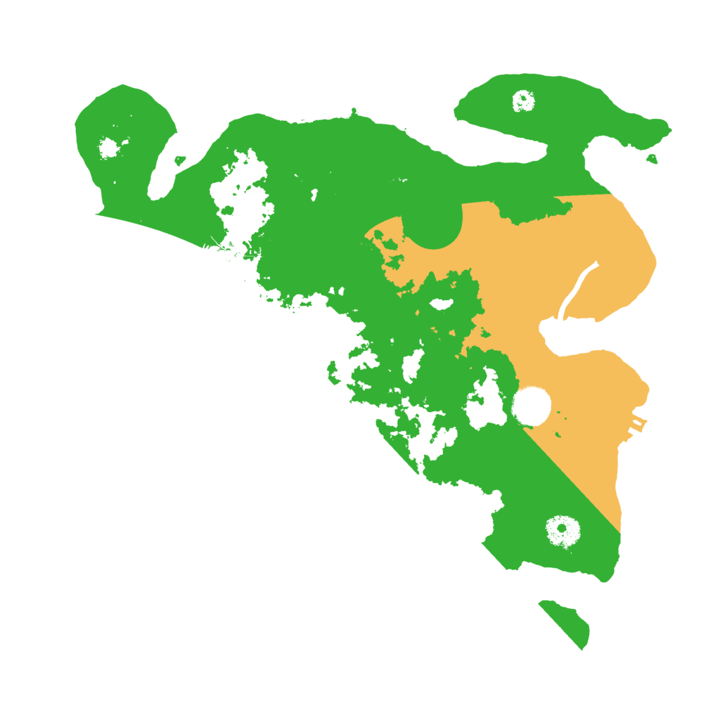 Biome Rust Map: Procedural Map, Size: 3300, Seed: 1789299913