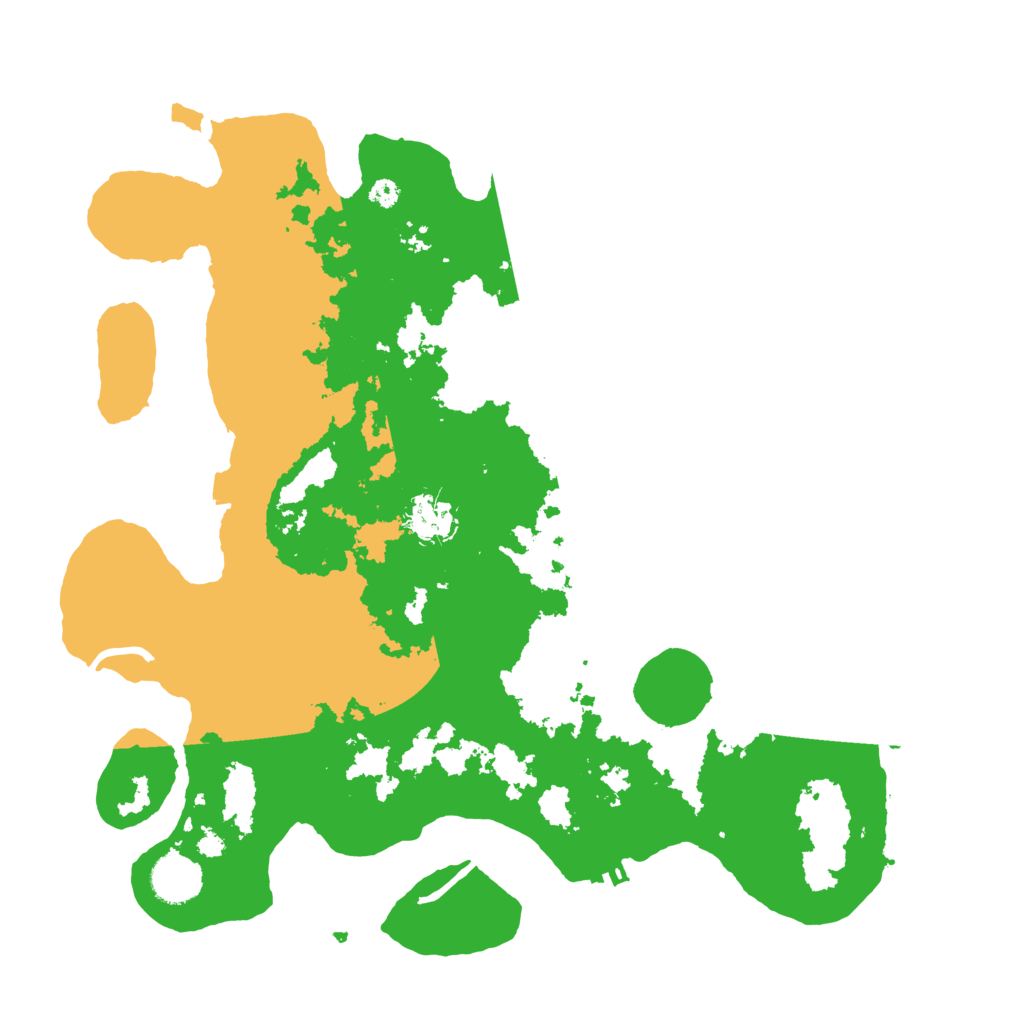Biome Rust Map: Procedural Map, Size: 3700, Seed: 78259085