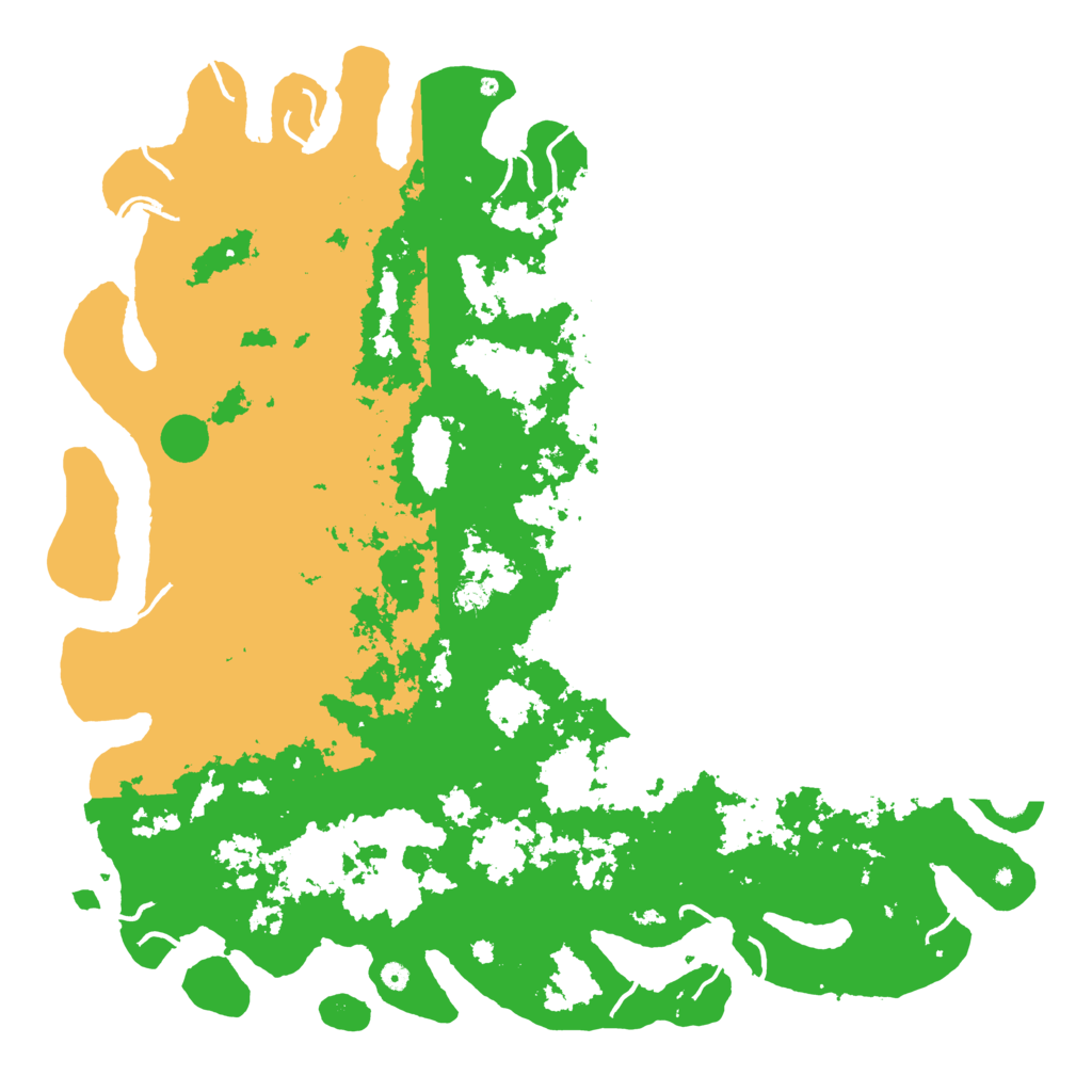 Biome Rust Map: Procedural Map, Size: 6000, Seed: 1338626171