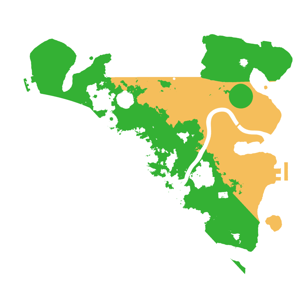Biome Rust Map: Procedural Map, Size: 3400, Seed: 1789299913