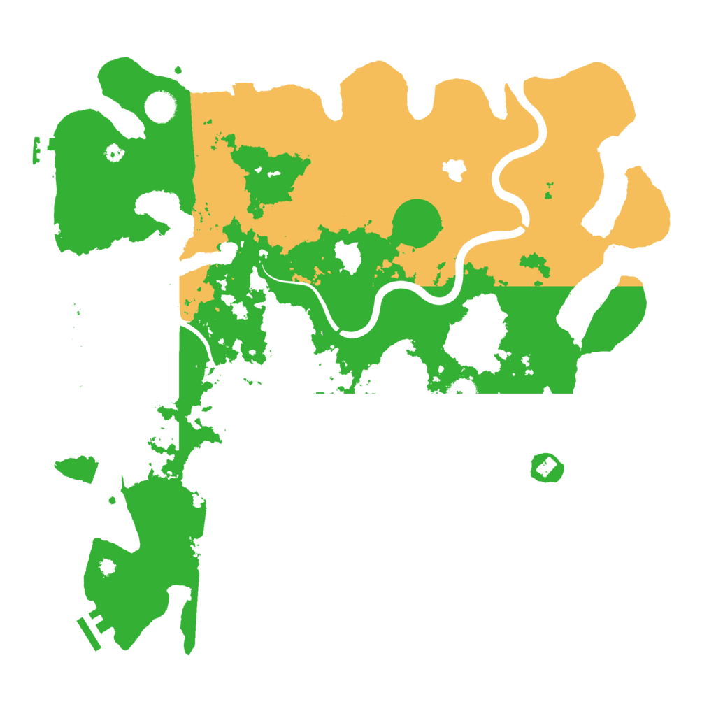 Biome Rust Map: Procedural Map, Size: 4000, Seed: 1460856580