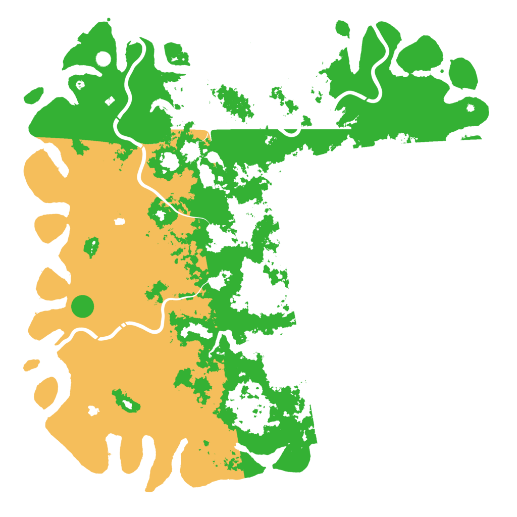 Biome Rust Map: Procedural Map, Size: 6000, Seed: 2090608183