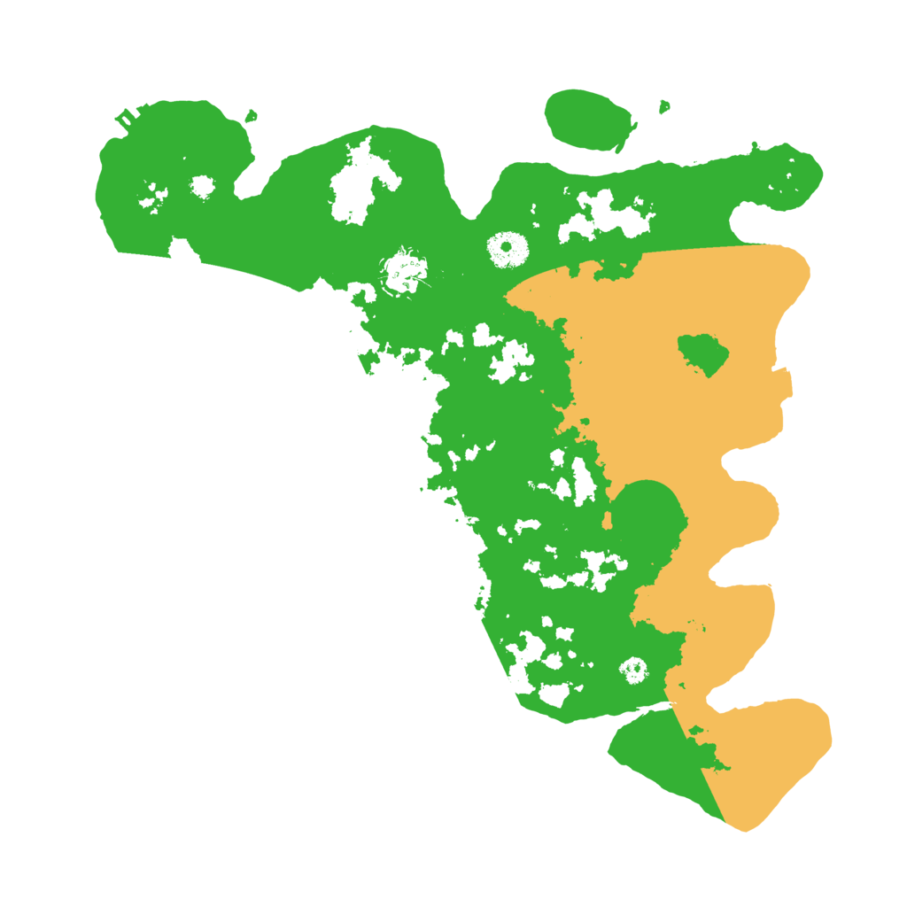 Biome Rust Map: Procedural Map, Size: 3500, Seed: 8046279