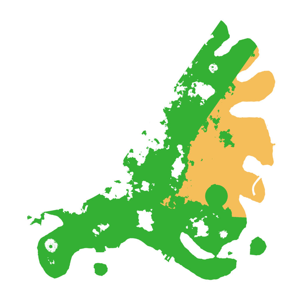 Biome Rust Map: Procedural Map, Size: 3500, Seed: 920602416