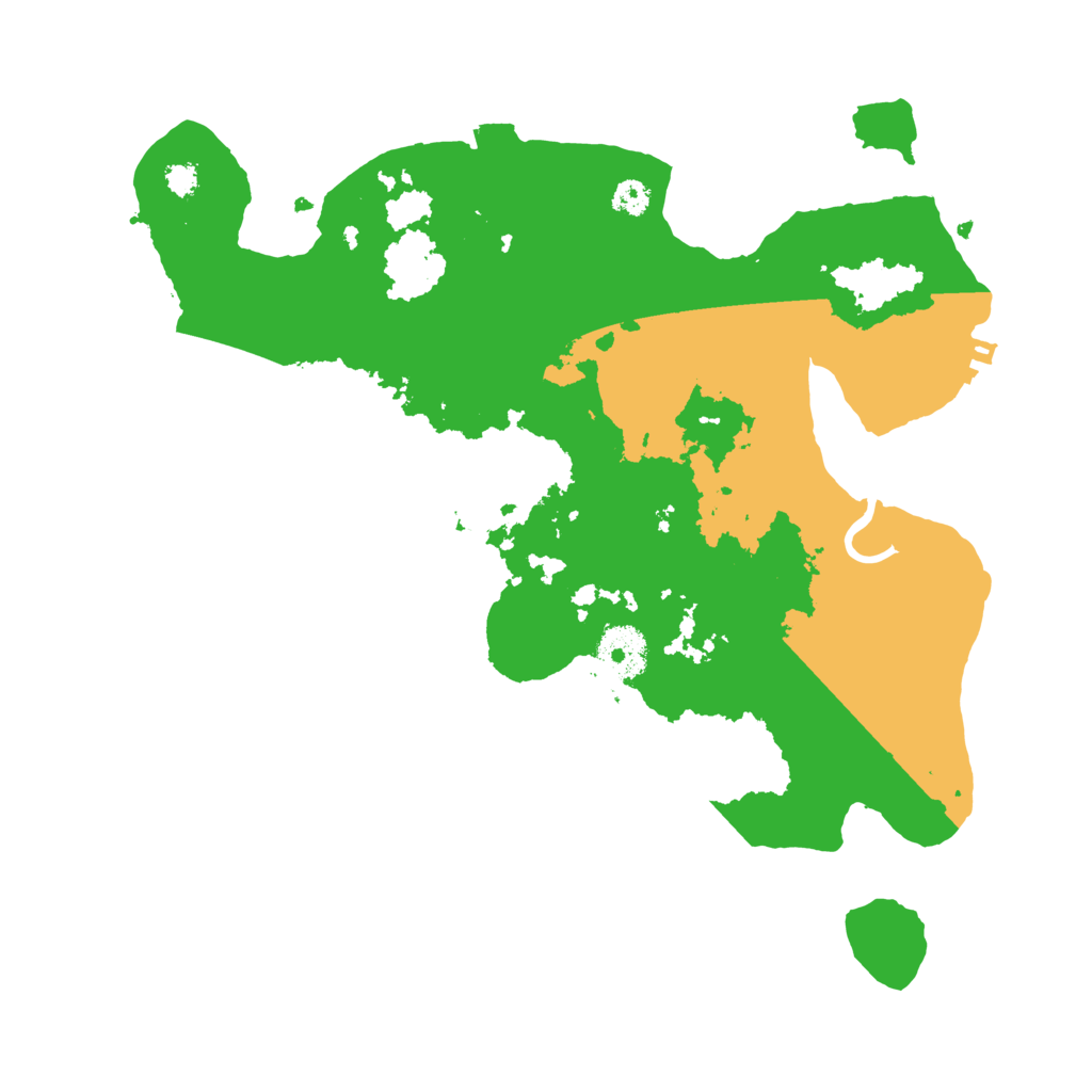 Biome Rust Map: Procedural Map, Size: 3100, Seed: 1789299913