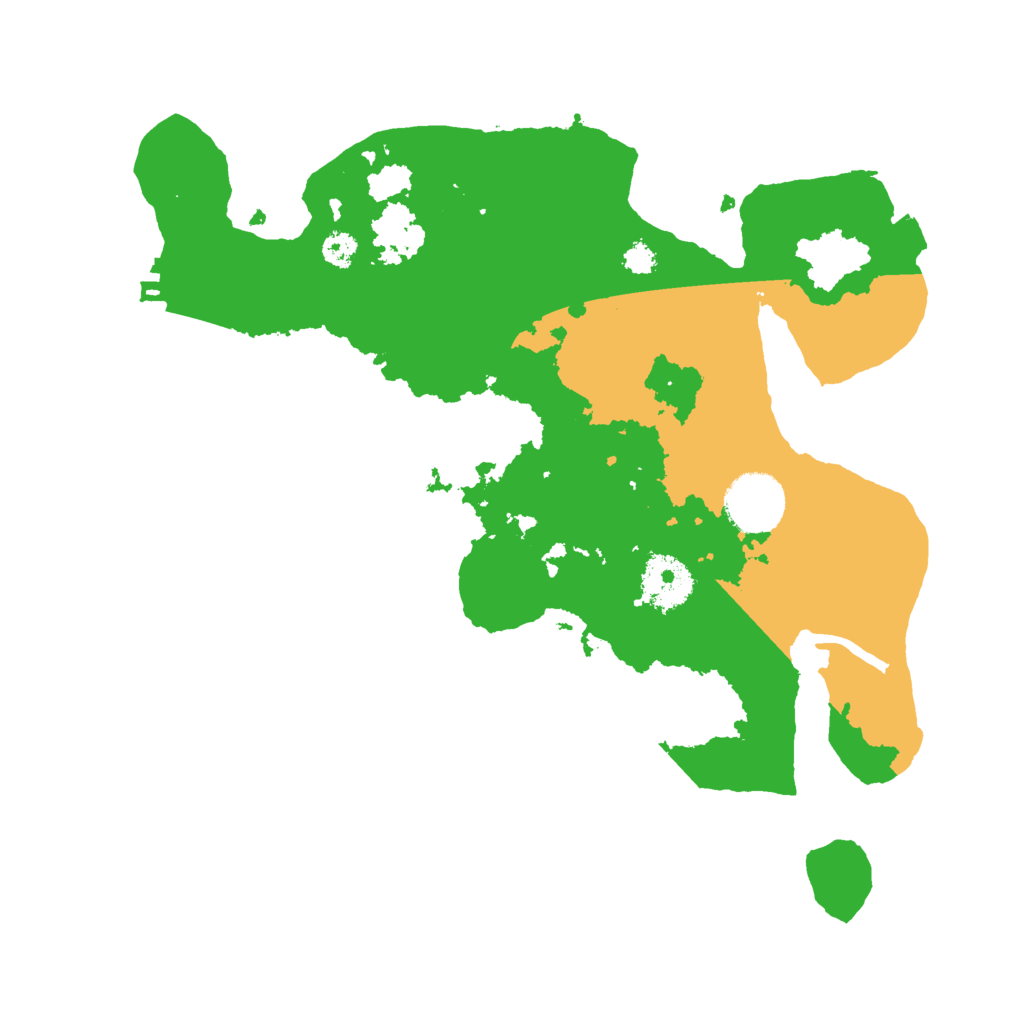 Biome Rust Map: Procedural Map, Size: 3050, Seed: 1789299913