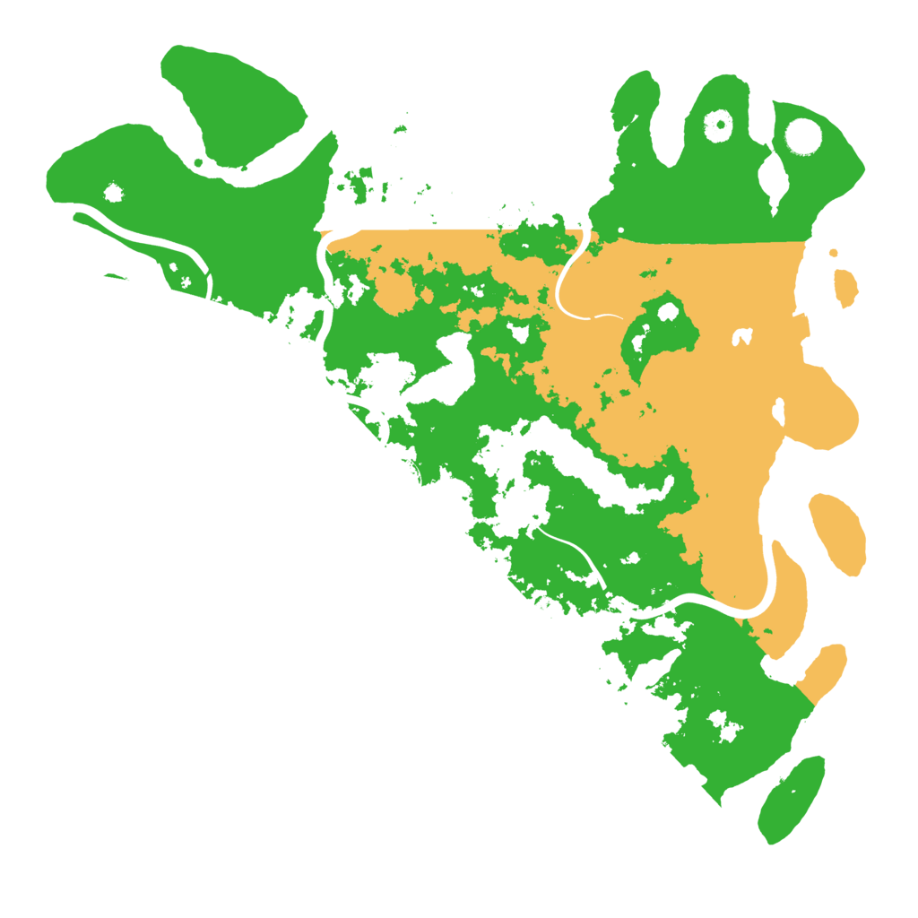 Biome Rust Map: Procedural Map, Size: 4400, Seed: 1789299913