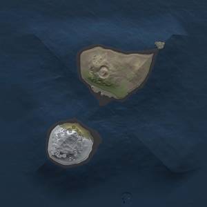 Thumbnail Rust Map: Procedural Map, Size: 1150, Seed: 500, 3 Monuments