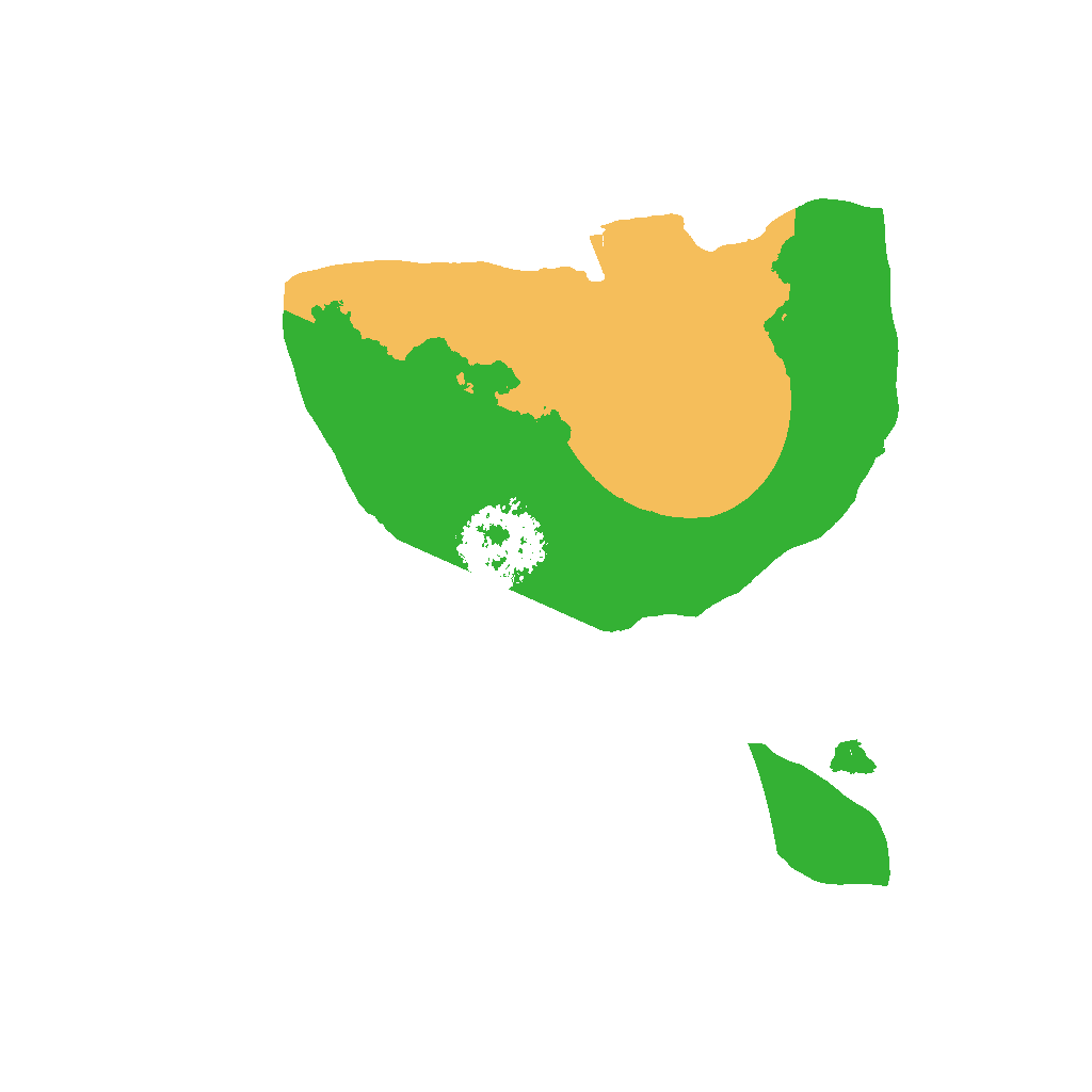 Biome Rust Map: Procedural Map, Size: 1350, Seed: 500