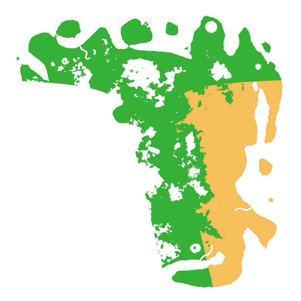 Biome Rust Map: Procedural Map, Size: 4500, Seed: 24558800