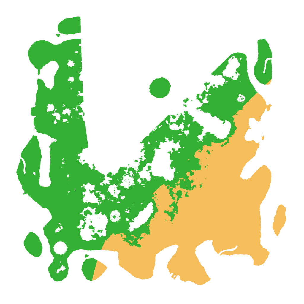 Biome Rust Map: Procedural Map, Size: 4096, Seed: 123456789