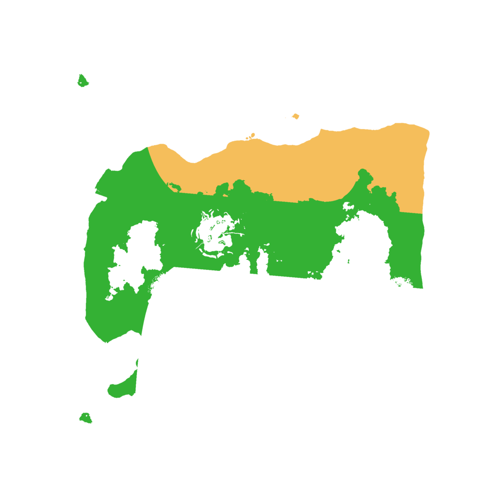 Biome Rust Map: Procedural Map, Size: 2100, Seed: 5012024