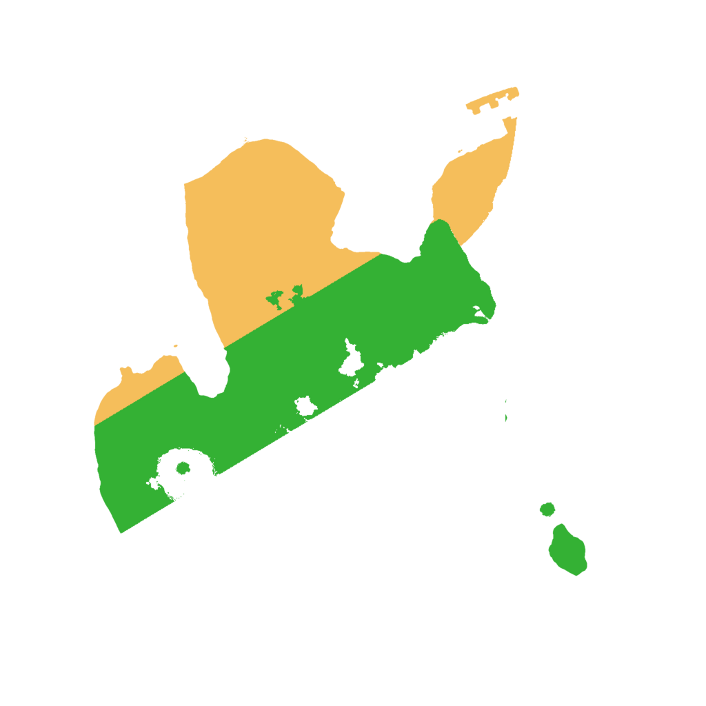 Biome Rust Map: Procedural Map, Size: 2000, Seed: 574694716