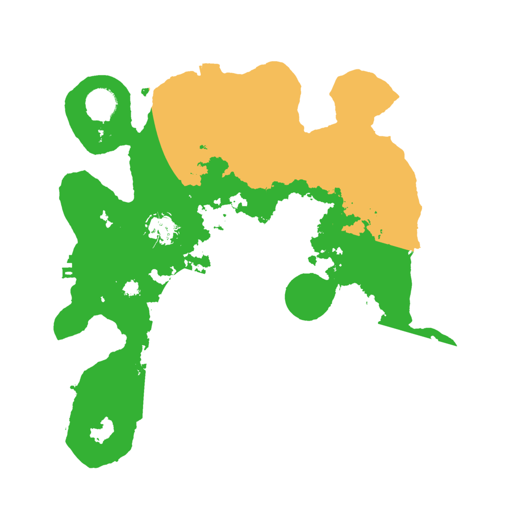 Biome Rust Map: Procedural Map, Size: 3000, Seed: 6459123
