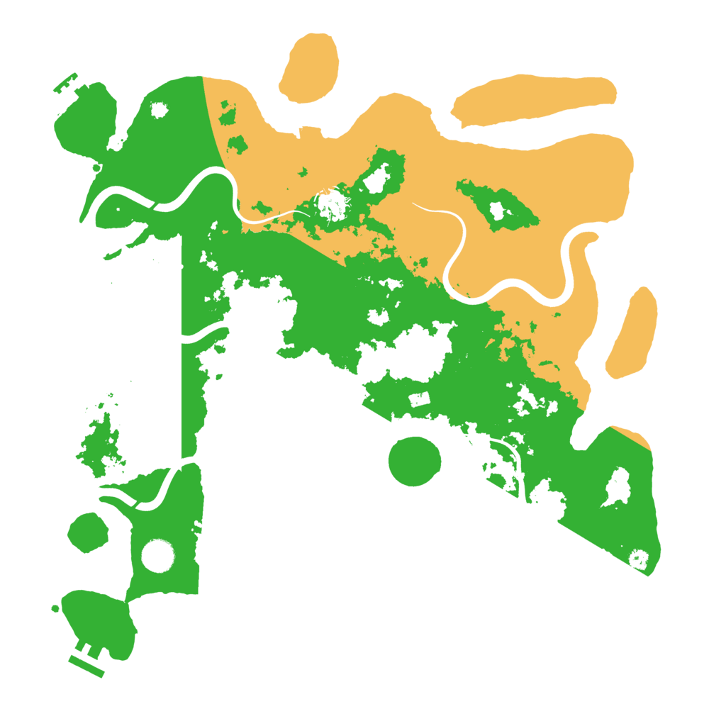 Biome Rust Map: Procedural Map, Size: 3900, Seed: 73807131