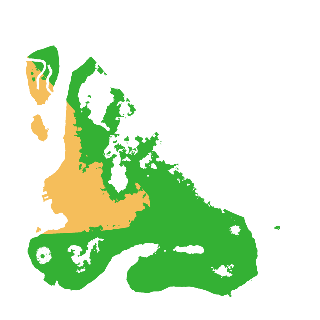 Biome Rust Map: Procedural Map, Size: 3000, Seed: 867725632