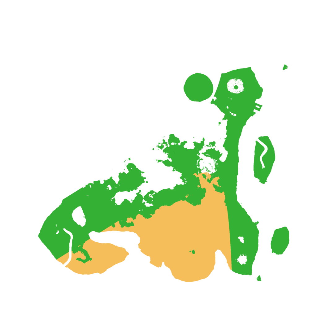 Biome Rust Map: Procedural Map, Size: 3000, Seed: 956134
