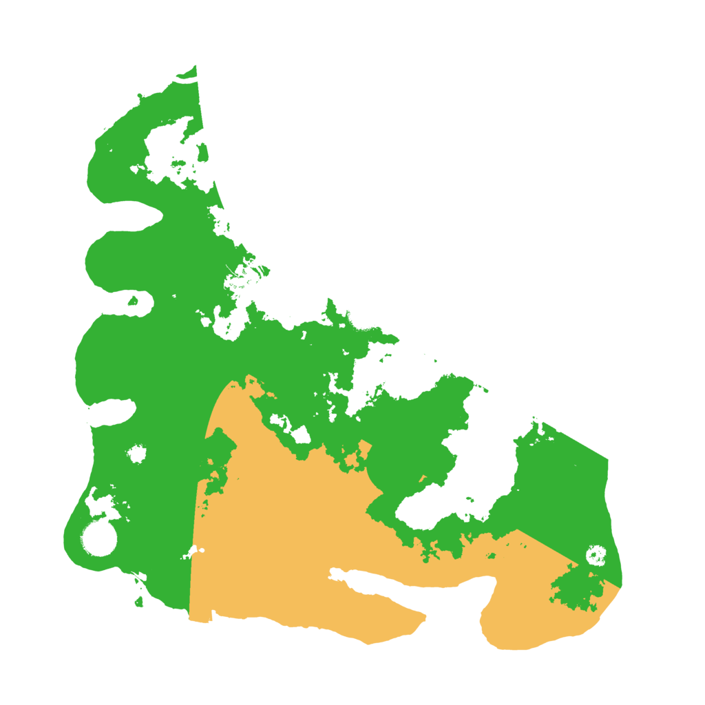 Biome Rust Map: Procedural Map, Size: 3500, Seed: 1526833466