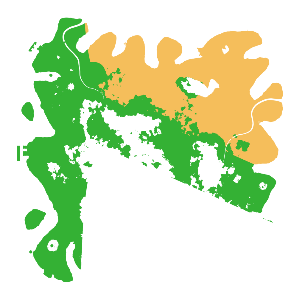 Biome Rust Map: Procedural Map, Size: 4000, Seed: 200929210