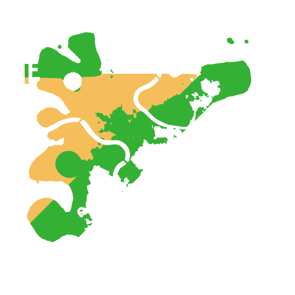 Biome Rust Map: Procedural Map, Size: 3000, Seed: 1890154203