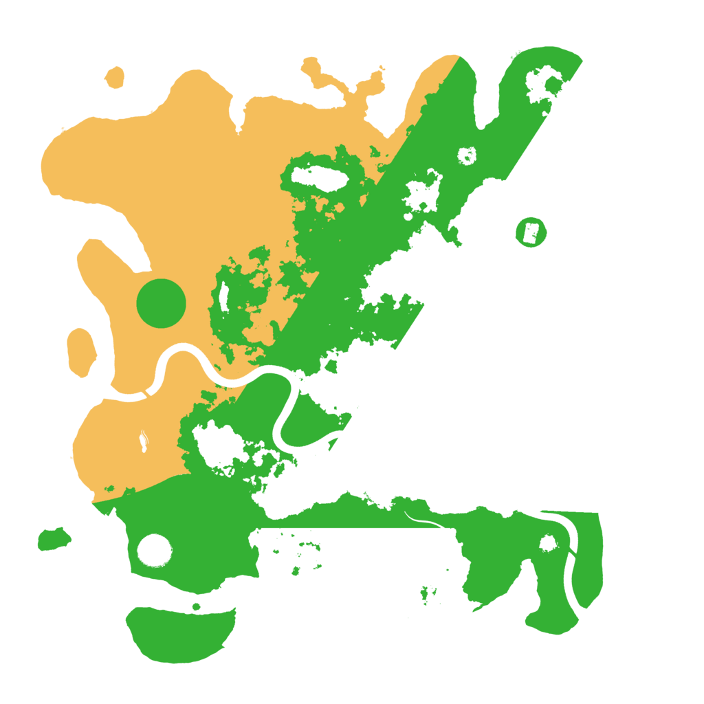 Biome Rust Map: Procedural Map, Size: 3750, Seed: 37949701