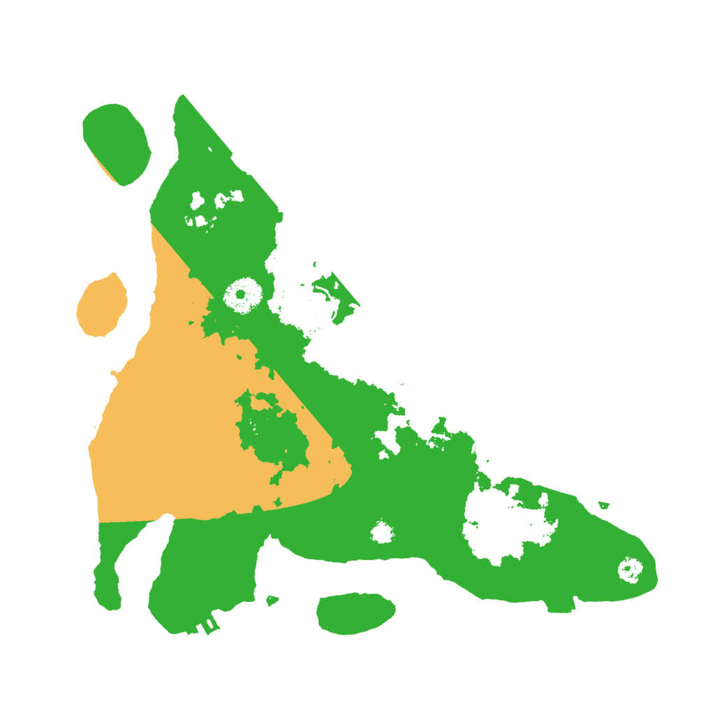 Biome Rust Map: Procedural Map, Size: 3000, Seed: 21602