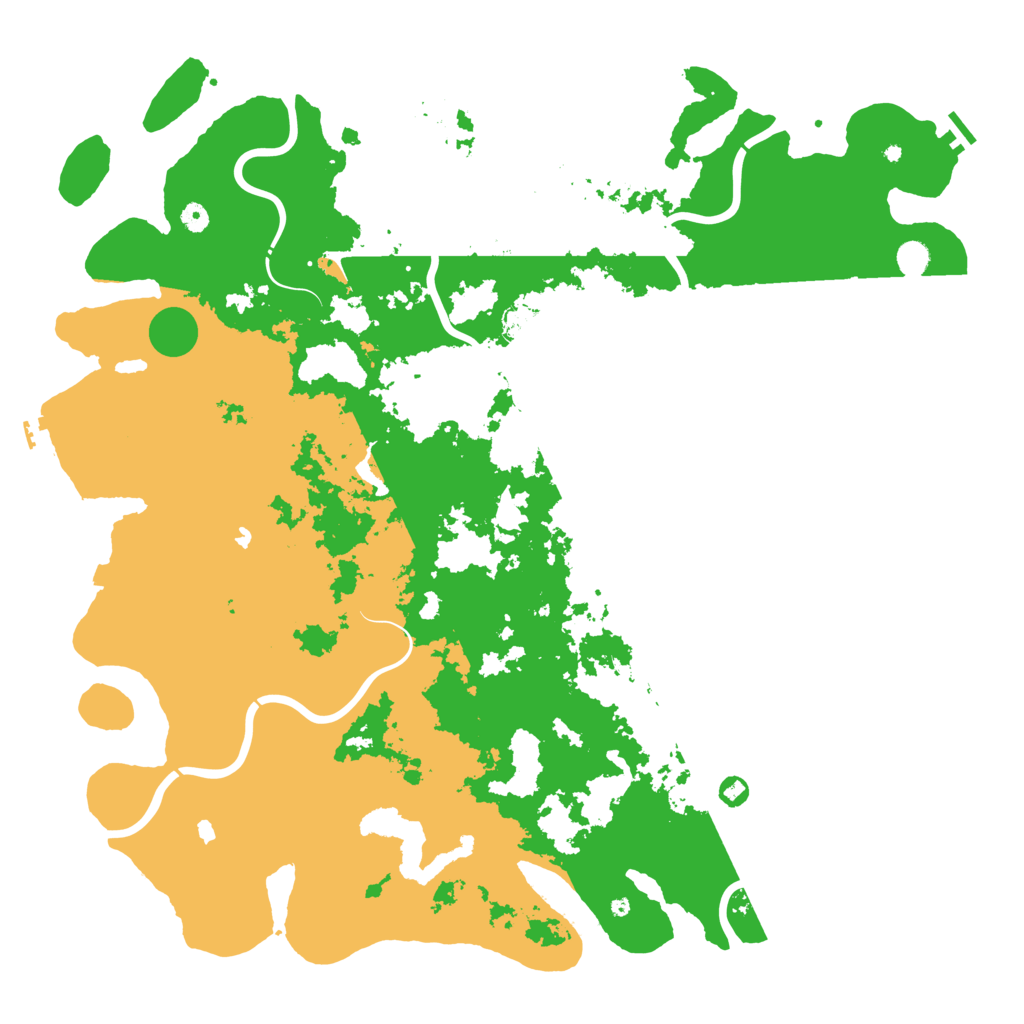 Biome Rust Map: Procedural Map, Size: 5500, Seed: 2011511240