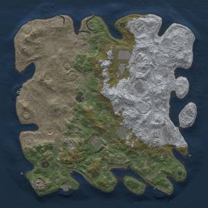 Thumbnail Rust Map: Procedural Map, Size: 4250, Seed: 1911031842, 19 Monuments