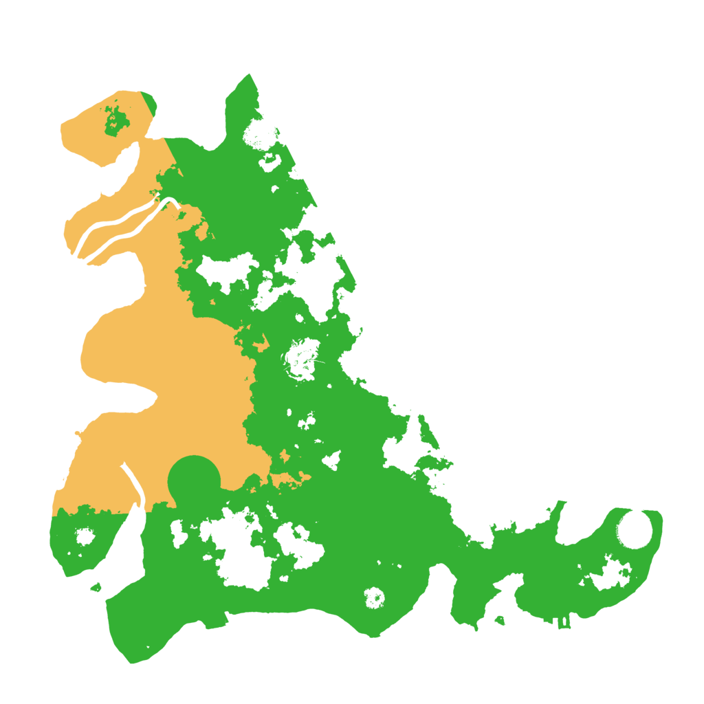 Biome Rust Map: Procedural Map, Size: 3500, Seed: 3997