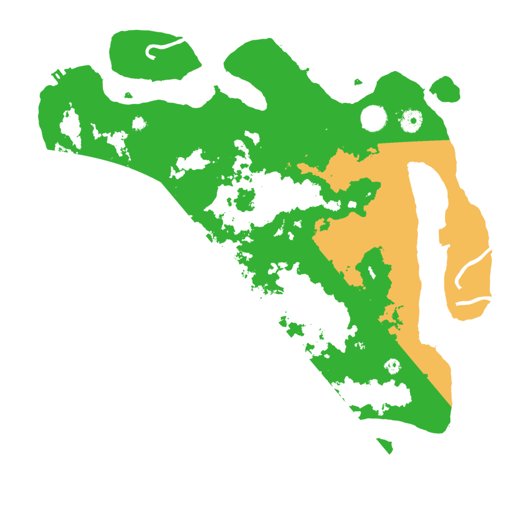 Biome Rust Map: Procedural Map, Size: 3500, Seed: 396238635