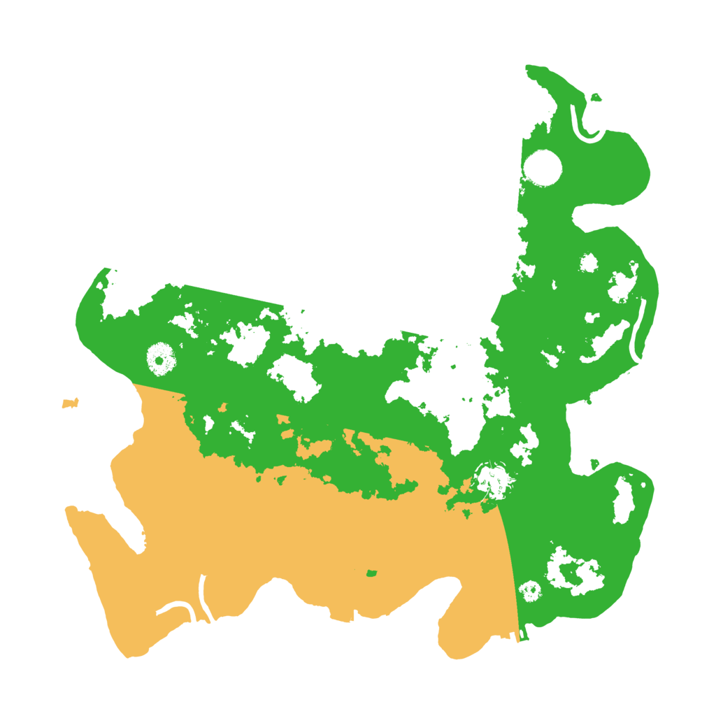 Biome Rust Map: Procedural Map, Size: 3500, Seed: 547594574