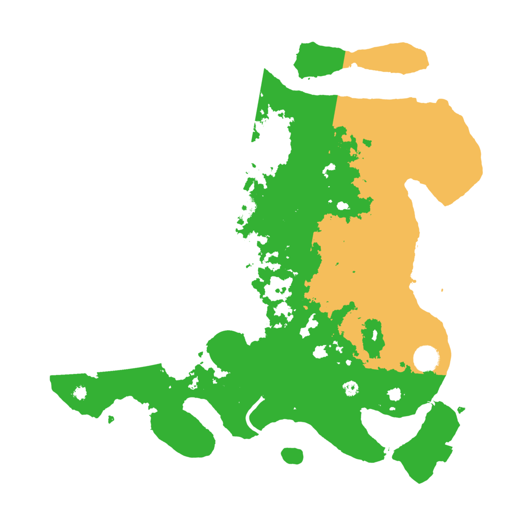 Biome Rust Map: Procedural Map, Size: 3500, Seed: 413424420