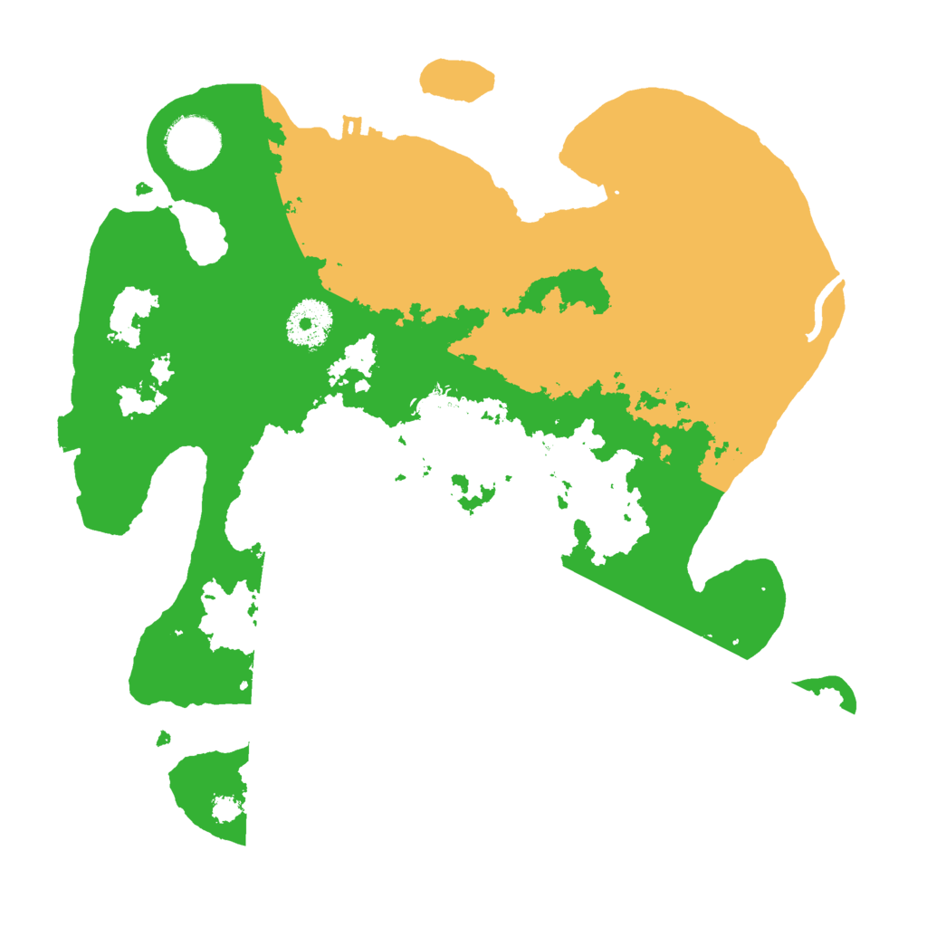 Biome Rust Map: Procedural Map, Size: 3000, Seed: 3745609