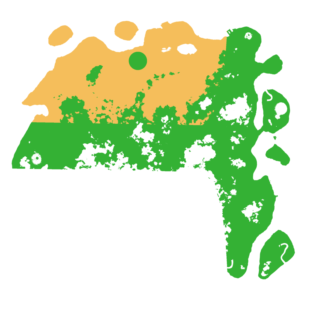 Biome Rust Map: Procedural Map, Size: 4500, Seed: 20240502