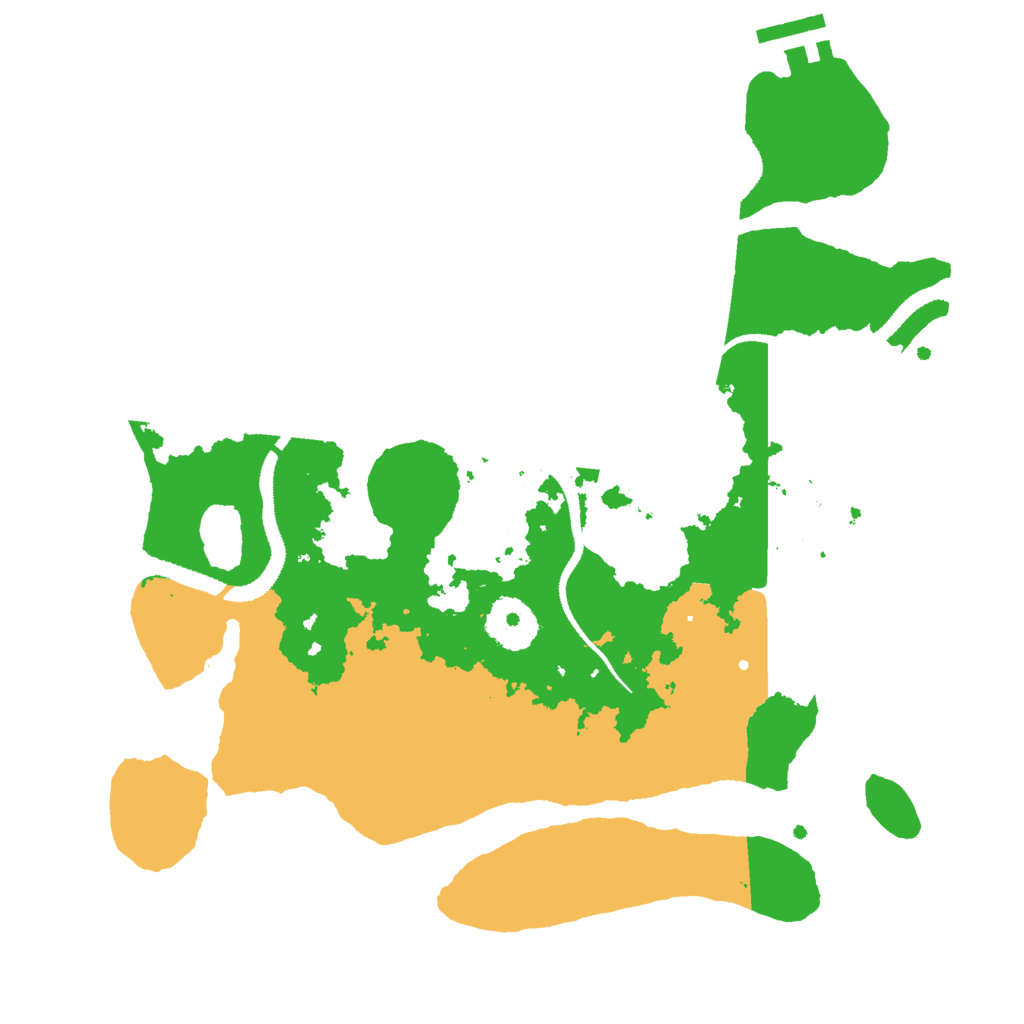 Biome Rust Map: Procedural Map, Size: 3000, Seed: 964270915