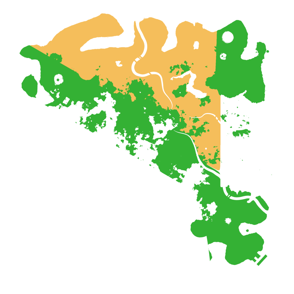 Biome Rust Map: Procedural Map, Size: 4500, Seed: 667338764