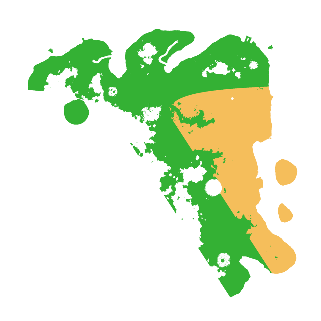 Biome Rust Map: Procedural Map, Size: 3500, Seed: 746921753