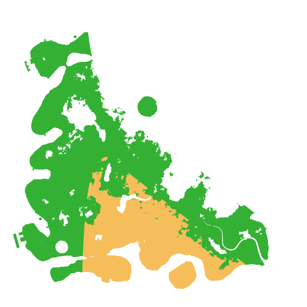 Biome Rust Map: Procedural Map, Size: 4300, Seed: 34565