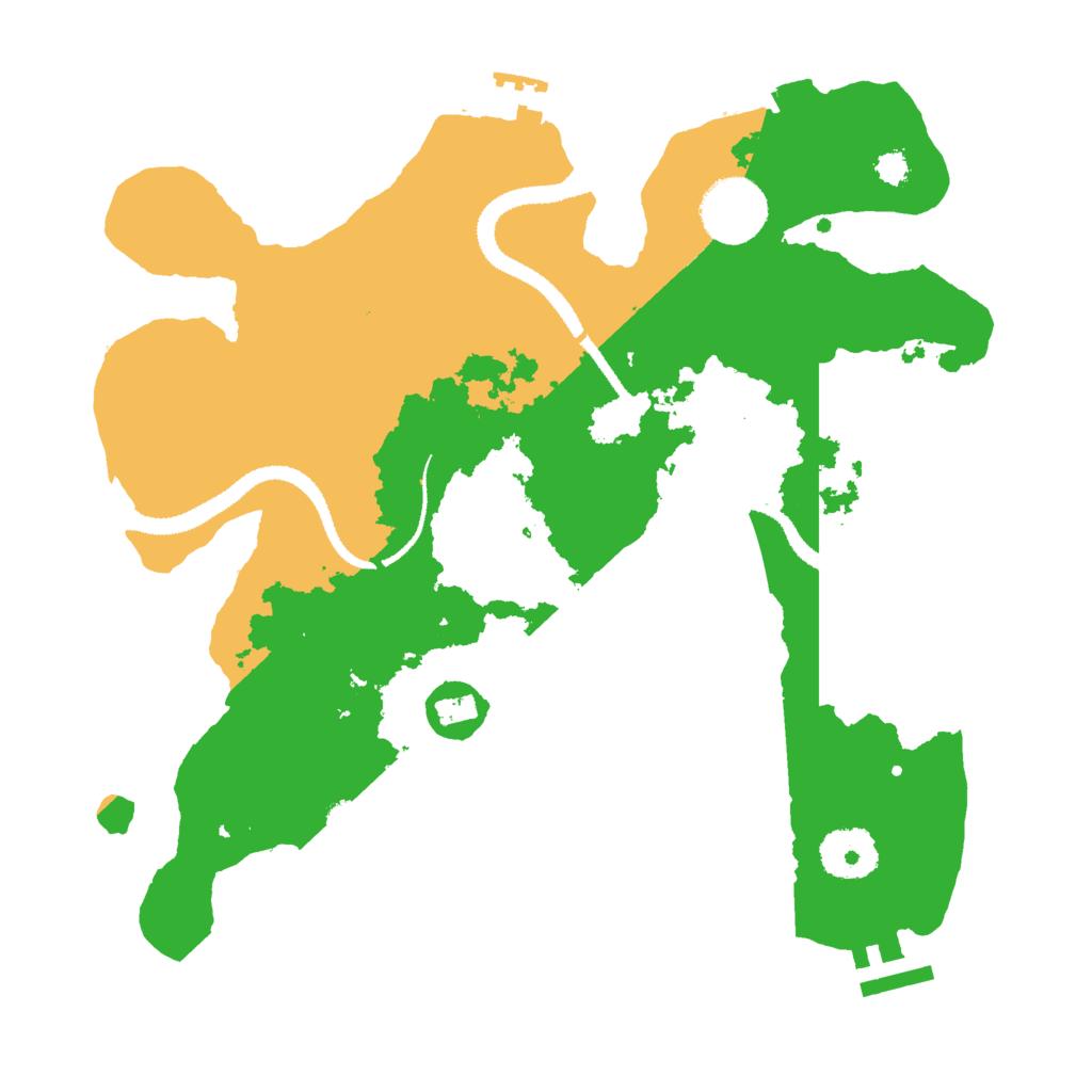 Biome Rust Map: Procedural Map, Size: 3000, Seed: 1547751856