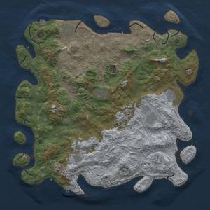 Thumbnail Rust Map: Procedural Map, Size: 4750, Seed: 1724191751, 19 Monuments