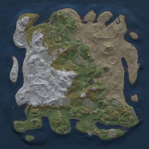 Thumbnail Rust Map: Procedural Map, Size: 4250, Seed: 239051994, 19 Monuments