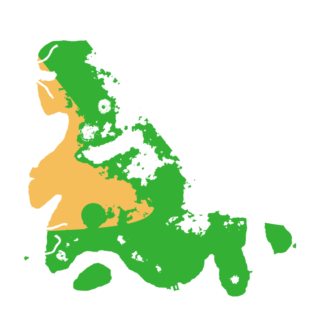 Biome Rust Map: Procedural Map, Size: 3500, Seed: 884869925