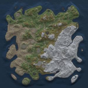 Thumbnail Rust Map: Procedural Map, Size: 4250, Seed: 641501866, 18 Monuments