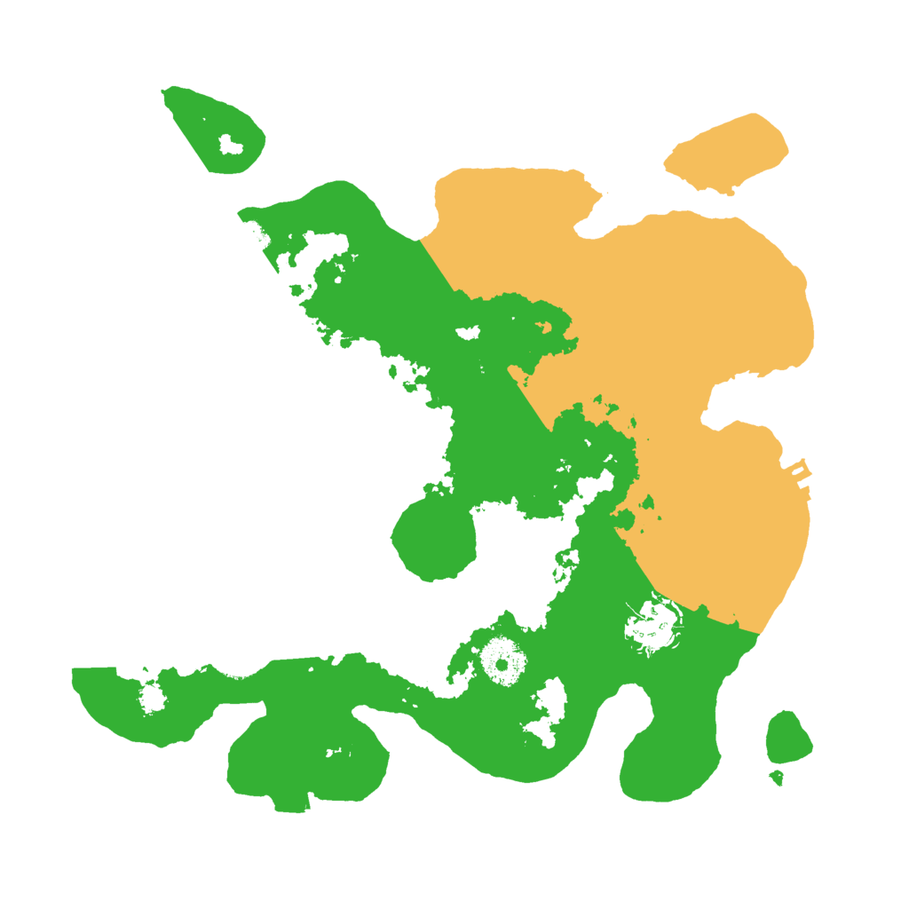 Biome Rust Map: Procedural Map, Size: 3000, Seed: 25194